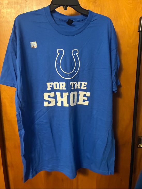 Gildan Other - Men's Indianapolis Colts Blue Graphic Tee - For The Shoe